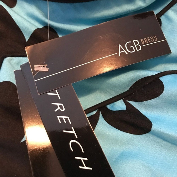 Vintage Y2K Bohemian Floral Halter Sundress Bright Turquoise Dress Size 10 NWT - Picture 14 of 16